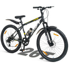 VESCO Drift 26T Cycle 7 Speed Gear | Cycle for Men/Boys 15+ Age | 18 inch Frame | Mountain Bicycle with Front Suspension & Dual Disc Brakes | Ideal for Men/Women (Charcoal Grey) 