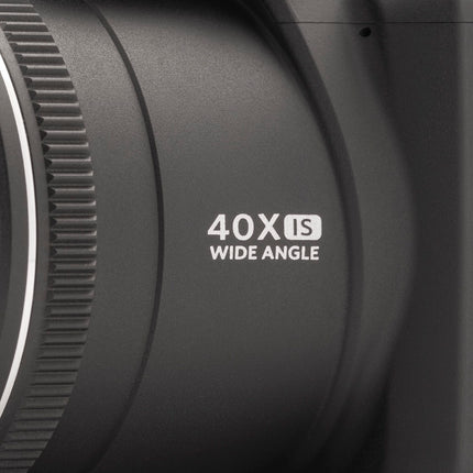 KODAK PIXPRO AZ405-BK 20MP Digital Camera 40X Optical Zoom 24mm Wide Angle Lens Optical Image Stabilization 1080P Full HD Video 3" LCD Vlogging Camera (Black) 
