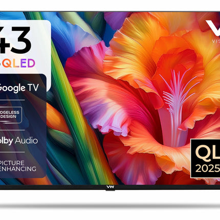 VW 109 cm (43 inches) Pro Series 4K Ultra HD Smart QLED Google TV VW43GQ1 