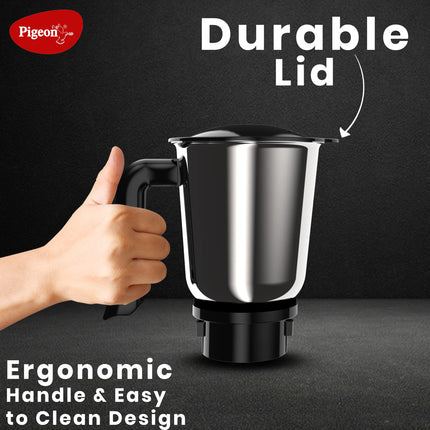 Pigeon by Stovekraft VIN Mixer Grinder Machine for Kitchen | 750 Watts | 3 MultiPurpose Jars for Juicing | Chutney Making | Dry Grinding | Wet Grinding | Mincing | Blender | Mixer | 2 Year Warranty 