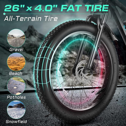 MIOOX Fat Tyre Folding White Cycles Bicycle Dual Suspension Fat Mountain Bike with 26X4 Inch Wheels and with 21 Speed Shimano Gears 26 T Fat Tyre Cycle for Unisex Adults 18 Inches (Orange) 