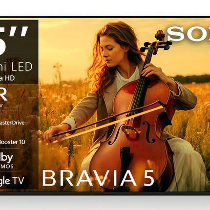 Sony 139 cm (55 inches) BRAVIA 5 Series 4K Ultra HD Smart Mini LED Google TV K-55XR55A 