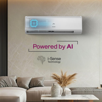 Godrej 1.5 Ton 5 Star, 5 Years Comprehensive Warranty, 5-In-1 Convertible Cooling, Inverter Split AC (Copper, 2025 Model, Heavy duty cooling at 52 °C, AC 1.5T EI 18II5T WZS Split 5S, White) 