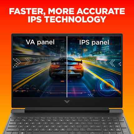 HP Victus, 13th Gen Intel Core i7-13620H, 6GB NVIDIA RTX 4050, 16GB DDR6, 1TB SSD (Win11, Office21, Silver, 2.3kg) 144Hz, IPS, 15.6-inch(39.6cm) Flicker-Free Gaming Laptop, Enhanced Cooling, fa1332TX 