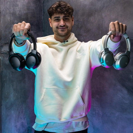 JBL Tour One M2 Adaptive Noise Cancelling Bluetooth Over Ear Headphones,Spatial Sound,Smart Ambient,50Hrs Playtime,BT 5.3 Le,Quick Charge,Multi Point Conectivity,Built-in Alexa,2 Years Warranty(Black) 