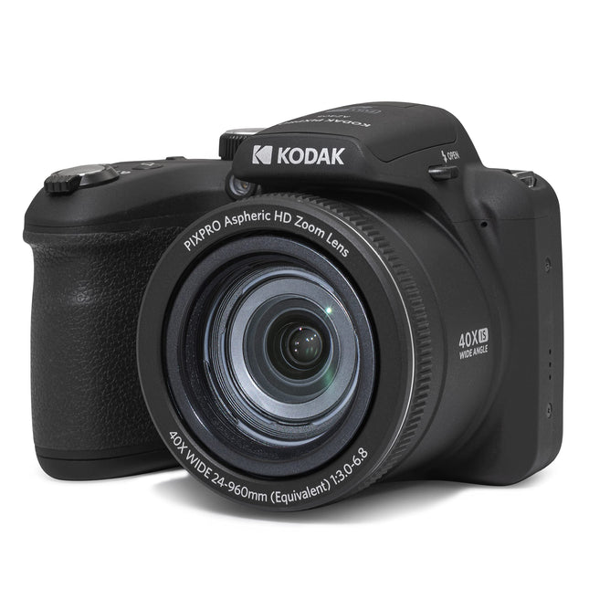 KODAK PIXPRO AZ405-BK 20MP Digital Camera 40X Optical Zoom 24mm Wide Angle Lens Optical Image Stabilization 1080P Full HD Video 3" LCD Vlogging Camera (Black) 