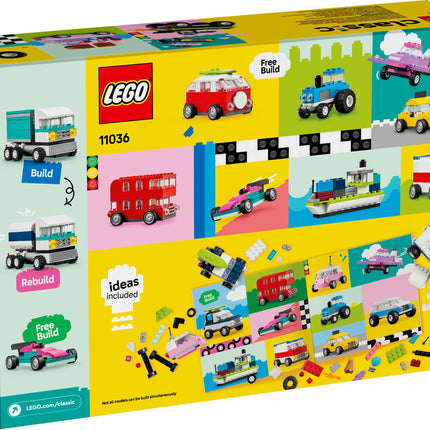 LEGO Classic Creative Vehicles Building Toy 11036 (900 Pieces) 