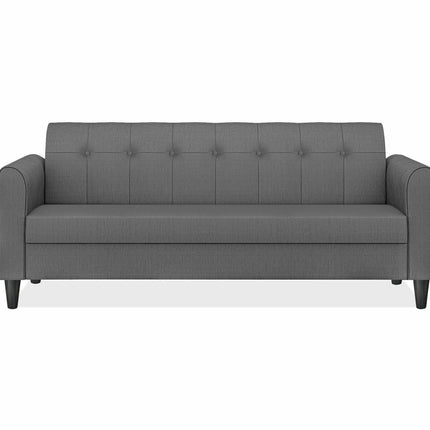 Adorn India Rio Elegant 3 Seater Sofa (Grey) (3 Year Warranty) 
