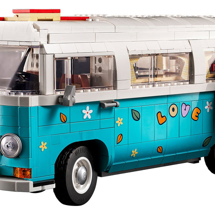LEGO Volkswagen T2 Camper Van 10279 Building Kit (2,207 Pcs),Multicolor 