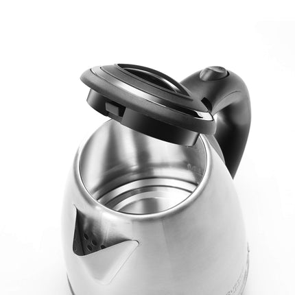 Russell Hobbs Automatic Stainless Steel Electric Kettle Dome1515 1500 Watt - 1.5 Litre with 2 Year Manufacturer Warranty, 1.5 Liter, 1500 Watt 