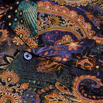 SNITCH Black Printed Box Fit Half Sleeve Oversized Shirts 