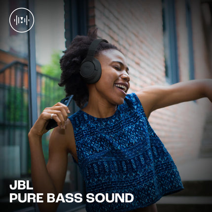 JBL Tune 770NC Wireless Over Ear ANC Headphones with Mic, Upto 70 Hrs Battery, Speed Charge : 5 min Charge Gives up to 3H of Playback, Google Fast Pair, Dual Pairing, BT 5.3 (Black) 