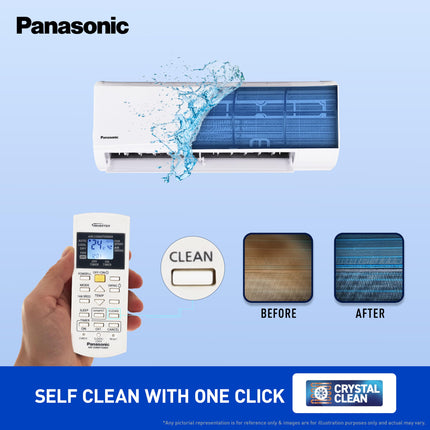 Panasonic 1.4 Ton 3 Star Inverter Split AC (Powerful Mode, Copper Condenser, 7in1 Convertible, 2-Way, PM 0.1 Filter, CS/CU-SU17AKY3T, White) 
