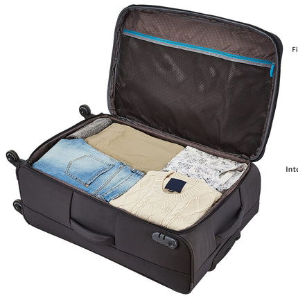 American Tourister Jamaica Polyester 80 cms Grey Softsided Suitcase (27O (0) 08 003) 