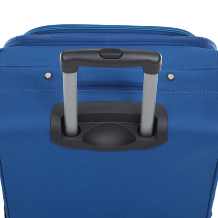 Aristocrat Baleno Set of 2 ( Small + Medium ) Blue Softsided Trolleys 