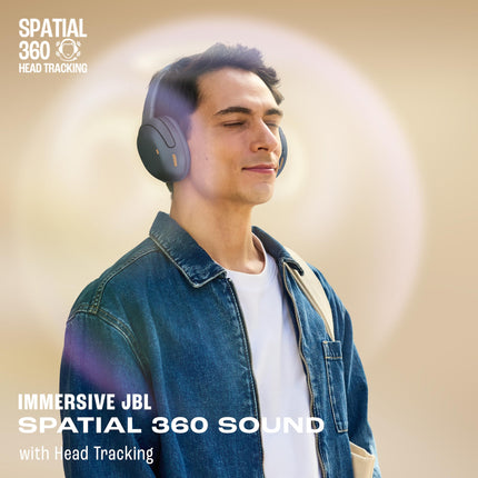 JBL Tour One M3 Award Winning Wireless Over Ear Headphones with ANC 2.0, Hi-Res LDAC Audio,Spatial 360 Sound, 8 Mics - Perfect Calls with Crystal AI,70Hrs Playback, Blue 