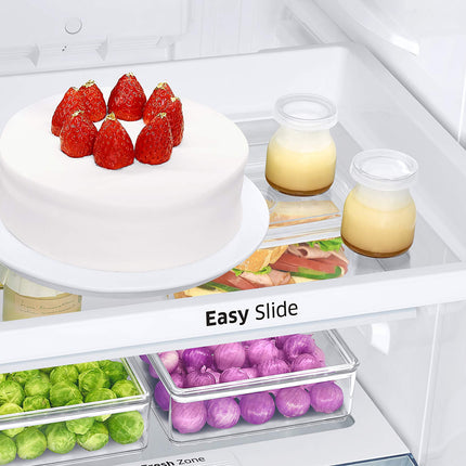 Samsung 236L 2 Star Inverter Frost-Free Convertible 3 In 1 Double Door Refrigerator Appliance (RT28C3732S8/HL,Elegant Inox) 