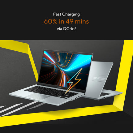 ASUS Vivobook Go 14 (2023), AMD Ryzen 3 7320U, Thin & Light Laptop, 14-inch (35.56 cm) FHD, (8GB RAM /512GB SSD/Windows 11/Office 2021/Alexa Built-in/Grey Green/1.38 kg), E1404FA-NK323WS 