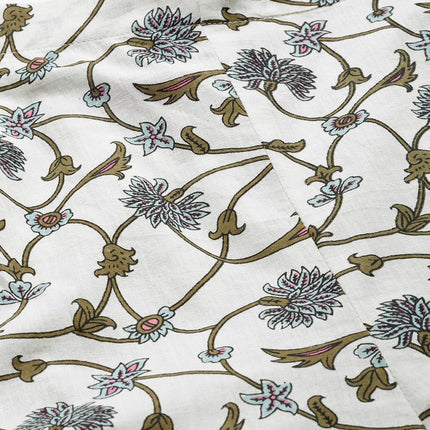 Libas White Printed Cotton Night Suit 