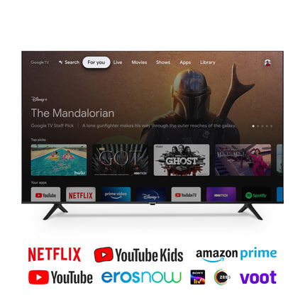 Aiwa 80 cm (32 inches) Google TV | HD Ready | Smart TV | LED Display | Built-in Apps | Magnifiq Series Bezel-Less | 1.5 GB RAM | Dolby Audio | Signature Sound | AS32HDX1-GTV 