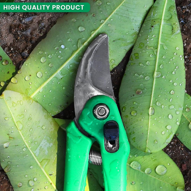 RERANT Hand Pruner Cutter - 1 Pc, Heavy Duty Gardening Tools Grass Cutter, Plant Cutter for Home Garden, Wood Branch Trimmer, Garden Tools Grass Cutting Accessories (Steel Blades, Assorted) 