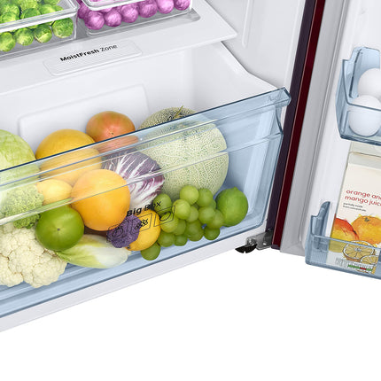 Samsung 236L 2 Star Inverter Frost-Free Convertible 3 In 1 Double Door Refrigerator Appliance (RT28C3732HT/HL,Hydrangea Plum) 