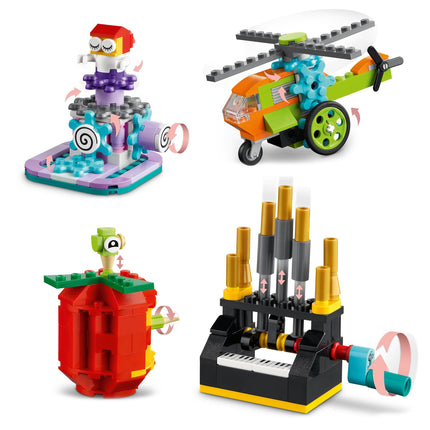 LEGO Classic Bricks&Functions 11019 Kids' Building Kit (500 Pcs),Multicolor 
