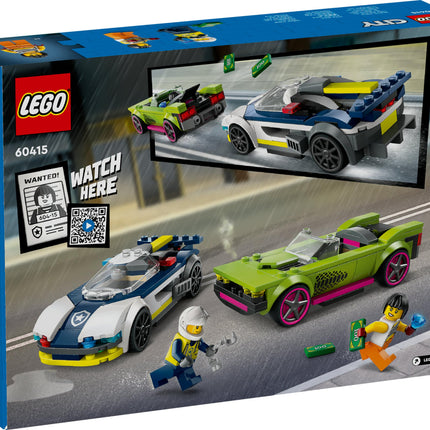 LEGO City Police Car and Muscle Car Chase Set 60415(213 Pieces) 