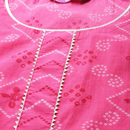 Libas Women's Cotton Kurta Sets (33127O_Magenta 