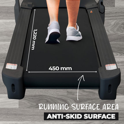 91-Durafit Sprint Pro Multifunction 5 HP Peak BLDC Motorized | 25 Level Auto Incline |16 Km/Hr Max Speed | 140 Kg User Weight | Free (DIY) Installation Assistance 