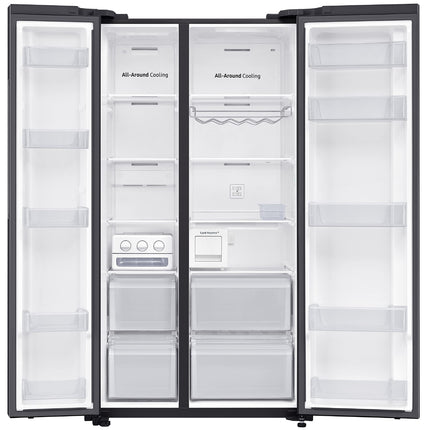 Samsung 692 L Inverter Frost-Free Side-by-Side Refrigerator (RS72A50K1B4/TL) 
