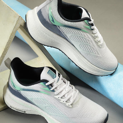 ASIAN Men's Hypercushion-01 Sports Running Shoes with Lightweight TPU & TPR Sole with Memory Foam Insole Casual Sneaker Shoes for Men's, White,UK 7 