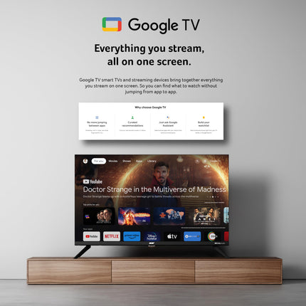 acer 80 cm (32 inches) G Plus Series HD Ready LED Smart Google TV AR32HDGGR2841AD 