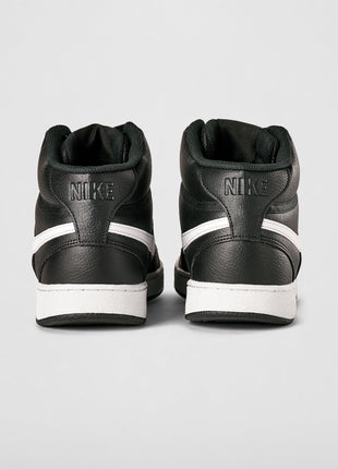 Nike Court Vision Mid NN Black White Black Mens Running Shoes UK 7