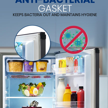 Lloyd 92 L Direct Cool Single Door 1 Star Refrigerator with Dedicated Freezer Section Big Bottle StorageFull Vegetable Box (Grey Metallic) 