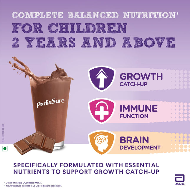Ensure Complete & Balanced Nutrition Drink For Adults 2kg, Vanilla Flavour & Pediasure Health and Nutrition Drink Powder 1kg, Premium Chocolate Flavour Value Pack 