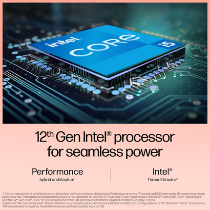 HP 15, 12th Gen Intel Core i5-1235U, 16GB DDR4, 512GB SSD, (Win 11, Office 21, Silver, 1.69kg), Anti-Glare, 15.6-inch(39.6cm) FHD Laptop, Intel Iris Xe Graphics, HD Camera, Backlit Keyboard, fy5009tu 