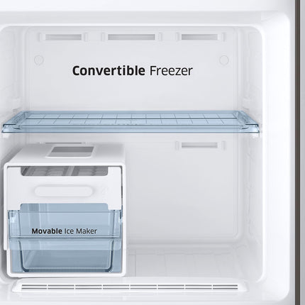 Samsung 236 L, 2 Star, Bespoke Convertible, Digital Inverter with Display, Frost Free Double Door Refrigerator (RT28CB732C2/HL, Cotta Steel Charcoal) 
