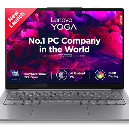 Lenovo Yoga Slim 7 (Refurbished) 14" WUXGA OLED Laptop, Intel Core Ultra 7 155H, 32GB RAM, 1TB SSD, Windows 11, Office 21, 3 Month Game Pass, Luna Grey, 1.39Kg 