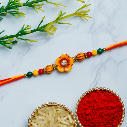 TONKWALAS Multicolor Combo of 10 Dora Rakhi Set for Men with Roli Chawal Rakhi for Brother 