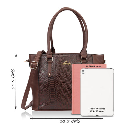 Lavie Women's Horse Tote Handbag for Women | Tote Bag For Work | Ladies purse | Stylish Shoulder Bag | Gift For Woman 