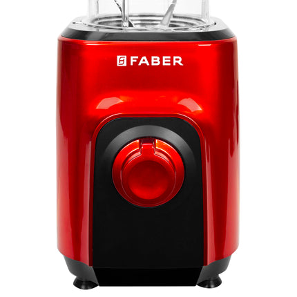 Faber ARIA 4in1 Sportz Blender |Mixer Grinder Blender|400 Watts |Smoothie maker|100% Copper Motor|Detachable SS Blade|2 PC Jar,1 Mug and 1Dessert cup |Wet, Dry Grinding |2 Year Warranty by Faber(Wine) 