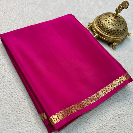 Shree Silk Mills Cerep Silk Weddings Women's Saree and Special Occasions,Elegant Handwoven Traditional Saree with Vibrant Patterns,Perfect for Festivals, 