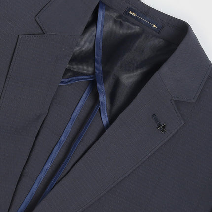 Arrow Men's Tailored Regular Fit Seersucker Formal Blazer (Arafbz5068_Navy) 