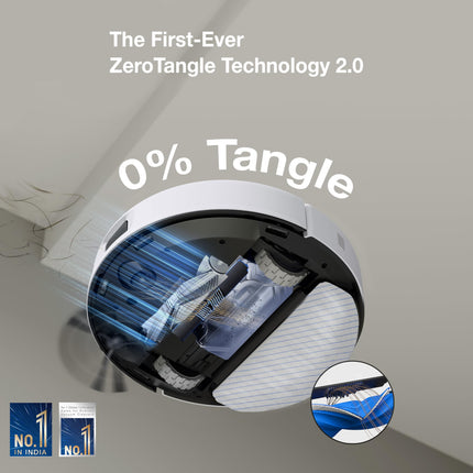 ECOVACS DEEBOT N30 Plus White 2 in 1 Robot Vacuum & Mop, 2025 New Launch, Multi-Cyclone Auto-Empty Station, 10000 Pa Suction, 5200mAh Battery, Covers 3500+sq ft, Zero Tangle 2.0, Advanced TrueMapping