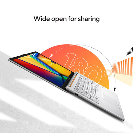 ASUS Vivobook Go 15, AMD Ryzen 3 7320U Thin & Light Laptop(AMD Radeon iGPU/8GB RAM/512GB SSD/FHD/15.6"/60Hz/Windows 11/M365 Basic (1Year)*/Office Home 2024/Cool Silver/1.63 Kg) E1504FA-NJ131WS 