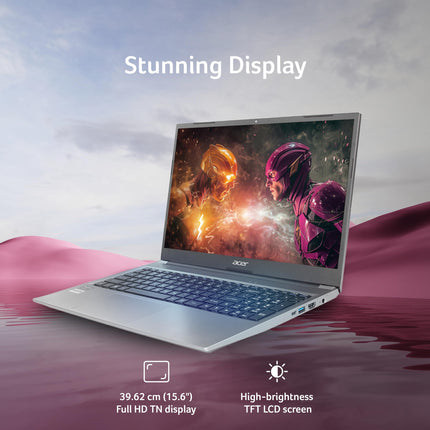 Acer AspireLite 13th Gen Intel Core i5-1334U Thin and Light Premium Laptop (Windows11 Home/16GB RAM/512GB SSD/Backlit Keyboard)AL15-53 with 39.62cm (15.6")Full HD Display,Metal Body,Steel Gray,1.59 KG 
