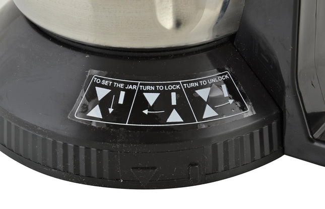 Panasonic Stainless Steel Multi Jar for Dry/Wet Grinding MX-AC-310 0.6 Litre (Black) Suitable for All Panasonic MX-AC Series Mixer Grinder 