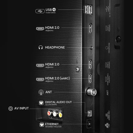 Hisense 108 cm (43 inches) E6N Series 4K Ultra HD Smart LED Google TV 43E6N (Black) 