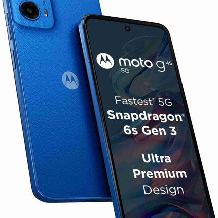 Motorola G45 5G (Brilliant Blue, 8GB RAM, 128GB Storage) 